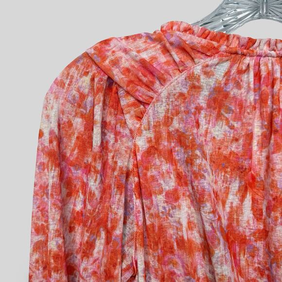 Anthropologie Floral Cropped Top - Picture 6 of 6